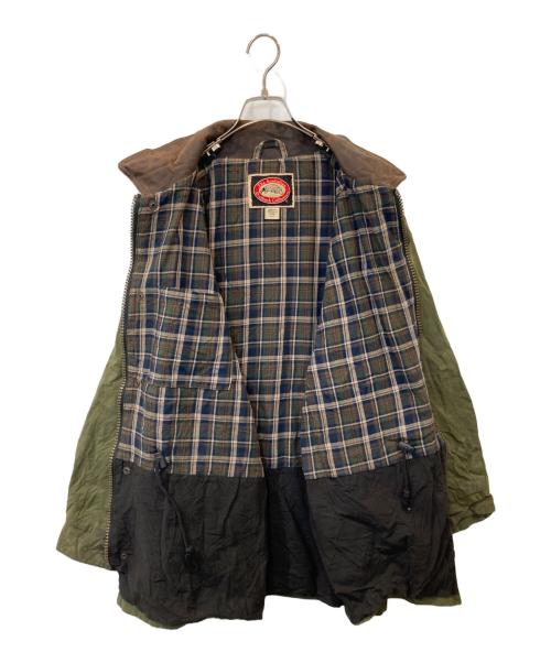 the australian outback collection（ジーオーストラリアンオートバックコレクション）THE AUSTRALIAN OUTBACK COLLECTION (ジーオーストラリアンオートバックコレクション) オイルドジャケット カーキ サイズ:Lの古着・服飾アイテム