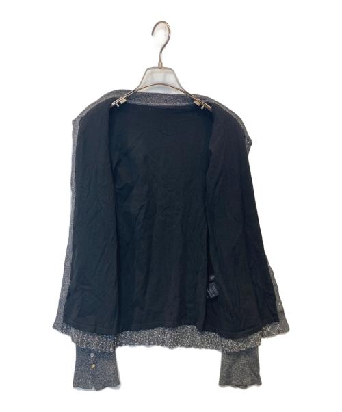 anuans（アニュアンス）anuans (アニュアンス) ネップラメニットトップス 1525611097 シルバー サイズ:FREEの古着・服飾アイテム