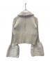CFCL FLUTED PILE GLITTER CROPPED ZIP SHIRT CARDIGAN 「フルーテッド パイル グリッター クロップド ジップ シャツ カーディガン CF010KE179JP00 ベージュ サイズ:1：25000円