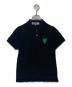 PLAY COMME des GARCONS（プレイコムデギャルソン）の古着「One-point logo patch S/S polo shirt　AZ-T045」｜ブラック