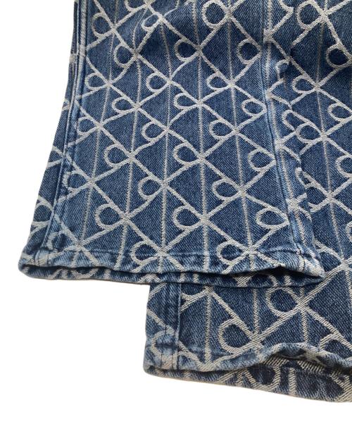 Calvin Klein（カルバンクライン）Calvin Klein (カルバンクライン) Allover Logo 90's Straight Jeans　4RD766G インディゴ サイズ:W30×L32の古着・服飾アイテム