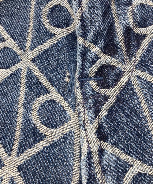 Calvin Klein（カルバンクライン）Calvin Klein (カルバンクライン) Allover Logo 90's Straight Jeans　4RD766G インディゴ サイズ:W30×L32の古着・服飾アイテム