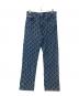 Calvin Klein（カルバンクライン）の古着「Allover Logo 90's Straight Jeans　4RD766G」｜インディゴ