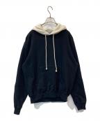 AURALEEオーラリー）の古着「SMOOTH SOFT BD SWEAT P/O PARKA　A26SP01TU」｜ネイビー