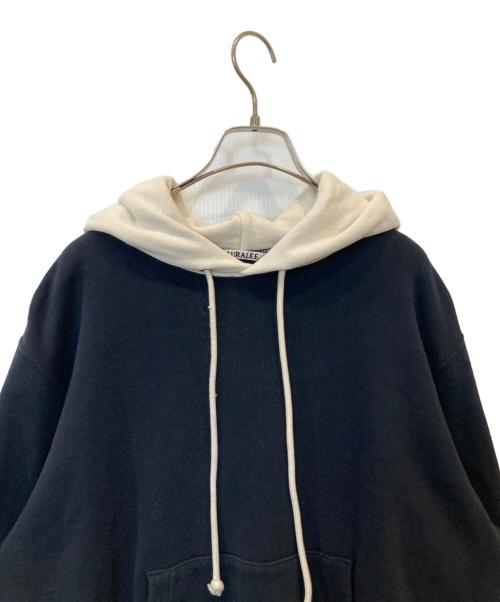 AURALEE（オーラリー）AURALEE (オーラリー) SMOOTH SOFT BD SWEAT P/O PARKA　A26SP01TU ネイビー サイズ:3の古着・服飾アイテム