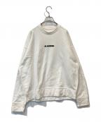 JIL SANDER+ジルサンダープラス）の古着「ロゴスウェット JPUS707532」｜アイボリー