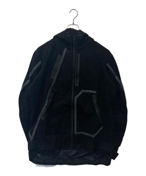 Y-3（ワイスリー）Y-3 (ワイスリー) ウールジップアップジャケット BK0409 ブラック サイズ:Lの古着・服飾アイテム
