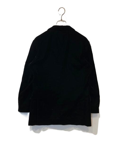 BURBERRY BLACK LABEL（バーバリーブラックレーベル）BURBERRY BLACK LABEL (バーバリーブラックレーベル) 裏地総柄ベロアテーラードジャケット　BMP34-113-09 ブラック サイズ:Sの古着・服飾アイテム
