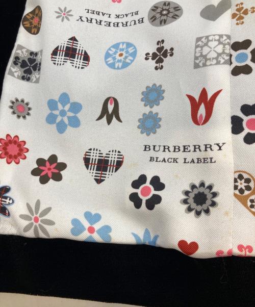 BURBERRY BLACK LABEL（バーバリーブラックレーベル）BURBERRY BLACK LABEL (バーバリーブラックレーベル) 裏地総柄ベロアテーラードジャケット　BMP34-113-09 ブラック サイズ:Sの古着・服飾アイテム