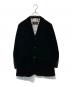 BURBERRY BLACK LABEL（バーバリーブラックレーベル）の古着「裏地総柄ベロアテーラードジャケット　BMP34-113-09」｜ブラック