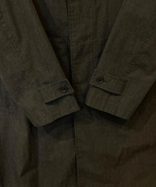 BURBERRY BLACK LABEL（バーバリーブラックレーベル）BURBERRY BLACK LABEL (バーバリーブラックレーベル) 比翼ステンカラーコート　BMA10-400-08 グレー サイズ:Mの古着・服飾アイテム