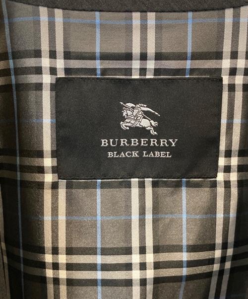 BURBERRY BLACK LABEL（バーバリーブラックレーベル）BURBERRY BLACK LABEL (バーバリーブラックレーベル) 比翼ステンカラーコート　BMA10-400-08 グレー サイズ:Mの古着・服飾アイテム