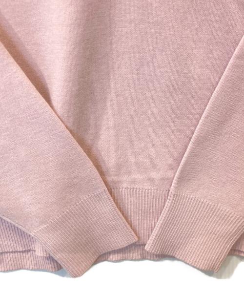 Noble（ノーブル）Noble (ノーブル) ファインメリノウールVネックニット ピンク サイズ:表記なしの古着・服飾アイテム