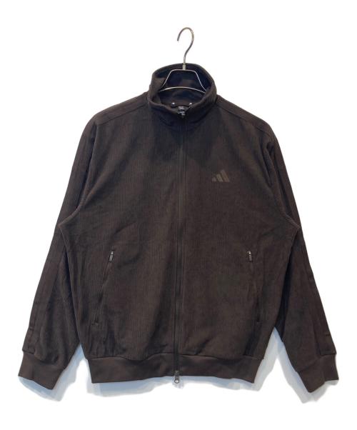 adidas（アディダス）adidas (アディダス) LUXFLOW ALPHA コーデュロイ トラックトップ　LF3625 ブラウン サイズ:Mの古着・服飾アイテム