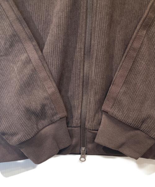 adidas（アディダス）adidas (アディダス) LUXFLOW ALPHA コーデュロイ トラックトップ　LF3625 ブラウン サイズ:Mの古着・服飾アイテム