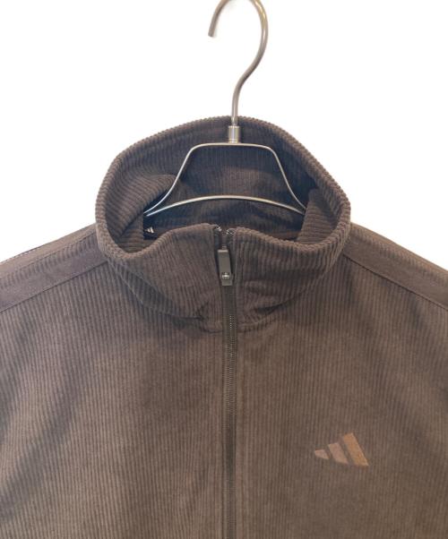 adidas（アディダス）adidas (アディダス) LUXFLOW ALPHA コーデュロイ トラックトップ　LF3625 ブラウン サイズ:Mの古着・服飾アイテム