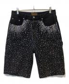 BIRTH OF ROYAL CHILDバース オブ ロイヤル チャイルド）の古着「デコラティブ ショートパンツ」｜ブラック