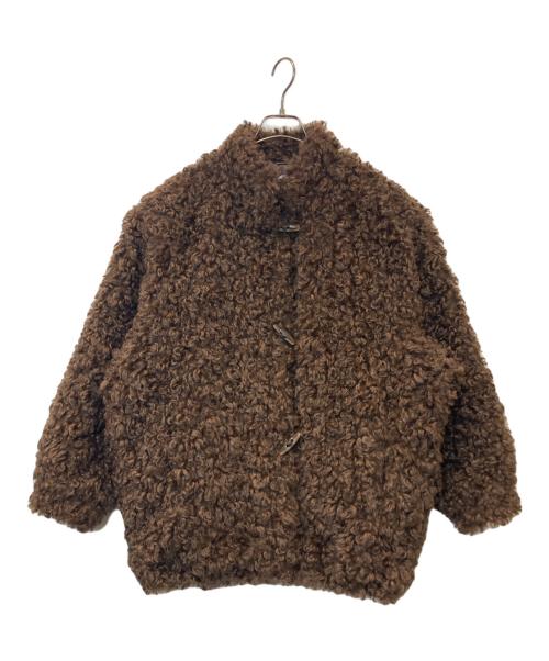 CLANE（クラネ）CLANE (クラネ) カールファーショートコート 11101-0112 ブラウン サイズ:1の古着・服飾アイテム