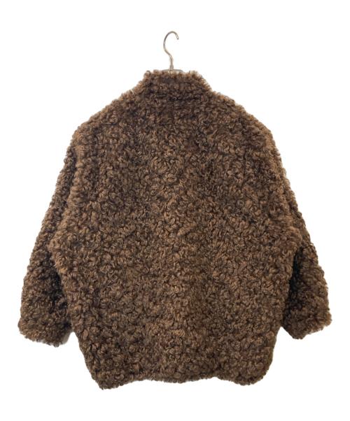 CLANE（クラネ）CLANE (クラネ) カールファーショートコート 11101-0112 ブラウン サイズ:1の古着・服飾アイテム