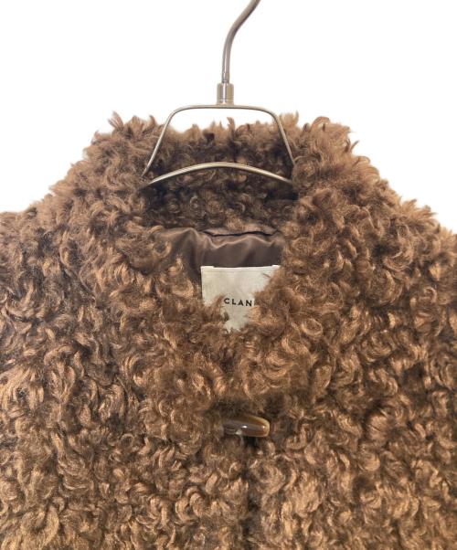 CLANE（クラネ）CLANE (クラネ) カールファーショートコート 11101-0112 ブラウン サイズ:1の古着・服飾アイテム