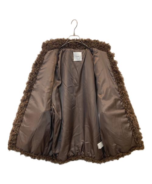 CLANE（クラネ）CLANE (クラネ) カールファーショートコート 11101-0112 ブラウン サイズ:1の古着・服飾アイテム