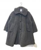 CLANEクラネ）の古着「VOLUME FLARE BOA COAT/ボリュームフレアボアコート 13104-0562」｜グレー