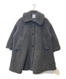 CLANE（クラネ）の古着「VOLUME FLARE BOA COAT/ボリュームフレアボアコート 13104-0562」｜グレー