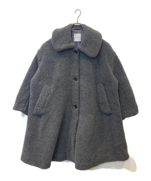 CLANE（クラネ）CLANE (クラネ) VOLUME FLARE BOA COAT/ボリュームフレアボアコート 13104-0562 グレー サイズ:2の古着・服飾アイテム