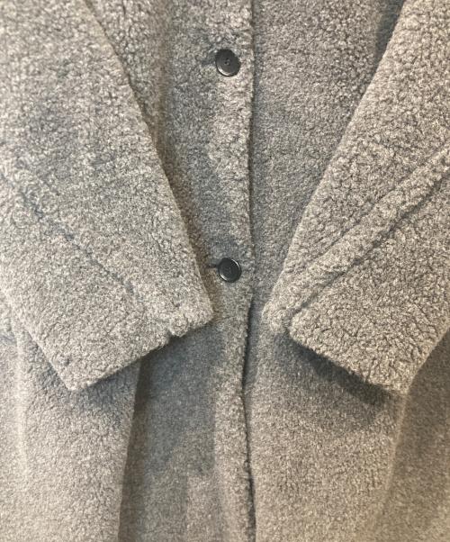 CLANE（クラネ）CLANE (クラネ) VOLUME FLARE BOA COAT/ボリュームフレアボアコート 13104-0562 グレー サイズ:2の古着・服飾アイテム