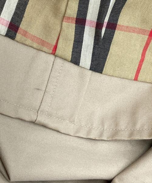 Burberry's（バーバリーズ）Burberry's (バーバリーズ) 裏ノバチェックステンカラーコート ベージュ サイズ:表記なしの古着・服飾アイテム