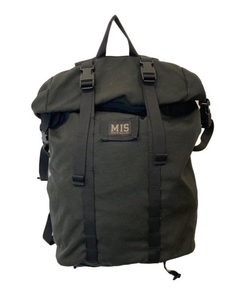 MIS（エムアイエス）MIS (エムアイエス) ロールトップ バックパック ブラック ブラックの古着・服飾アイテム