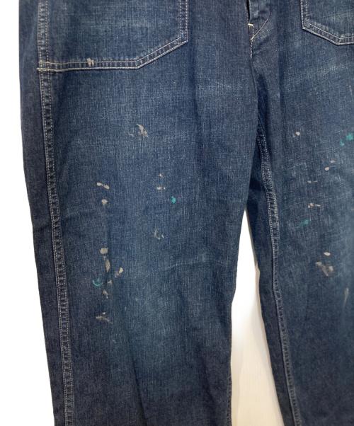 chimala（チマラ）chimala (チマラ) デニムペイントパンツ インディゴ サイズ:34の古着・服飾アイテム
