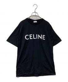 CELINE（セリーヌ）の古着「ロゴプリントルーズTシャツ 2X764671Q.38AW」｜ブラック