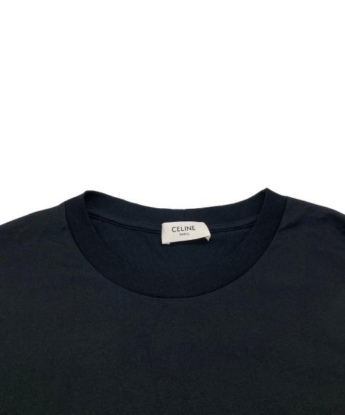 CELINE（セリーヌ）CELINE (セリーヌ) ロゴプリントルーズTシャツ 2X764671Q.38AW ブラック サイズ:XSの古着・服飾アイテム