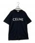 CELINE（セリーヌ）の古着「ロゴプリントルーズTシャツ 2X764671Q.38AW」｜ブラック
