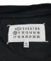 中古・古着 Maison Margiela (メゾンマルジェラ) ナンバリングロゴTシャツ S51GC0516 S22816 ブラック サイズ:M：20000円