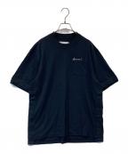 sacaiサカイ）の古着「Cotton Twill T-Shirt 綿ツイル Tシャツ 22-02794M」｜ネイビー