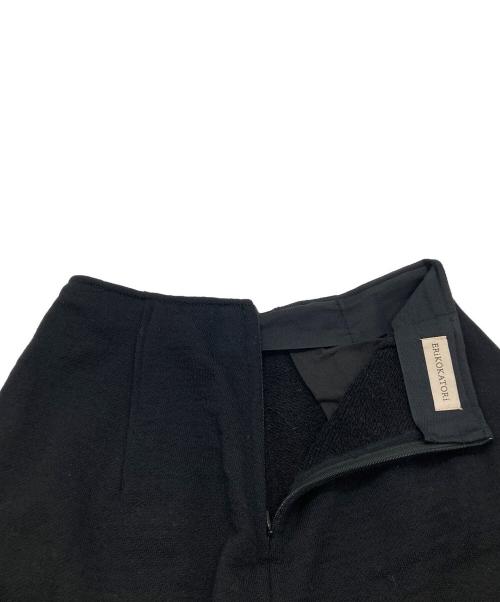 ERiKOKATORi（エリコカトリ）ERiKOKATORi (エリコカトリ) タックパンツ EK5-5-2 ブラック サイズ:FREEの古着・服飾アイテム