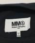 中古・古着 MM6 Maison Margiela (エムエムシックスメゾンマルジェラ) ナンバーロゴ クルーネックT S52GC0267 S24312 ブラック サイズ:S：12000円