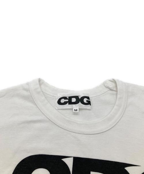 CDG（シーディージー）CDG (シーディージー) CDG LIVE FREE プリントTシャツ SB-T003 ホワイト サイズ:Mの古着・服飾アイテム