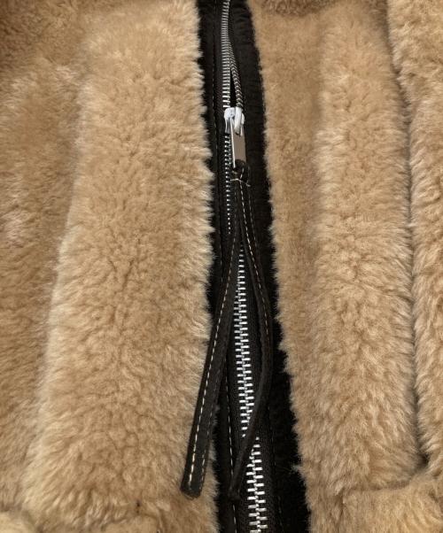 ZARA（ザラ）ZARA (ザラ) ダブルフェイス ボアジャケット ブラウン サイズ:XSの古着・服飾アイテム