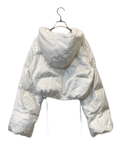 Rose Muse（ロゼミューズ）Rose Muse (ロゼミューズ) jacquard eco down jacket ジャガード織りのエコダウンジャケット RM244JK1105 ホワイト サイズ:FREEの古着・服飾アイテム