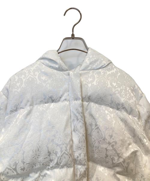 Rose Muse（ロゼミューズ）Rose Muse (ロゼミューズ) jacquard eco down jacket ジャガード織りのエコダウンジャケット RM244JK1105 ホワイト サイズ:FREEの古着・服飾アイテム