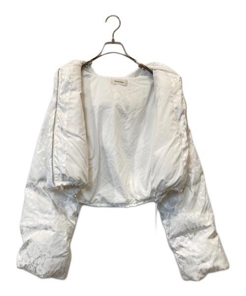 Rose Muse（ロゼミューズ）Rose Muse (ロゼミューズ) jacquard eco down jacket ジャガード織りのエコダウンジャケット RM244JK1105 ホワイト サイズ:FREEの古着・服飾アイテム