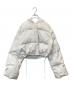 Rose Muse（ロゼミューズ）の古着「jacquard eco down jacket ジャガード織りのエコダウンジャケット RM244JK1105」｜ホワイト