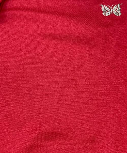 Needles（ニードルズ）Needles (ニードルズ) Track Crew Neck Shirt Needles ニードルズ トラック クルーネック シャツ KP219  レッド サイズ:Lの古着・服飾アイテム