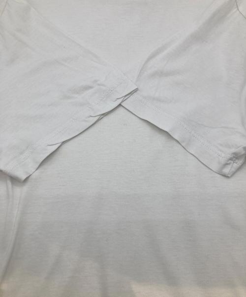 PRADA（プラダ）PRADA (プラダ) トライアングルロゴ クルーネックTシャツ UJM492 S181 ホワイト サイズ:XLの古着・服飾アイテム