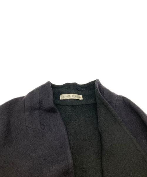 tsumori chisato（ツモリチサト）tsumori chisato (ツモリチサト) ウールドッキングロングコート TC83FA203 ネイビー サイズ:2の古着・服飾アイテム
