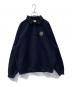 LACOSTE（ラコステ）の古着「ダブルフェイス鹿の子地ポロスウェット　SH7881」｜ネイビー