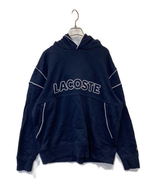 LACOSTE（ラコステ）LACOSTE (ラコステ) インディゴ鹿の子地Tシャツ ブルー サイズ:Sの古着・服飾アイテム